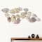 5.5ft. x 2ft. Scattered Metal Leaves Wall Art Decor